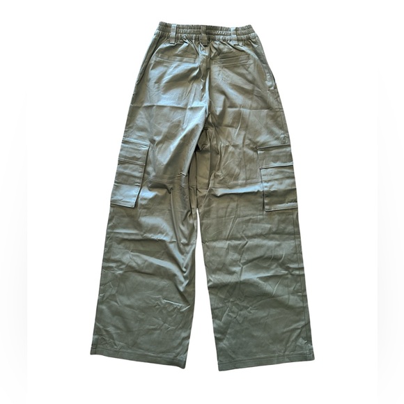 ALO NWD High Waist Night Out Cargo Trouser Botanical Green Size S - Picture 5 of 8